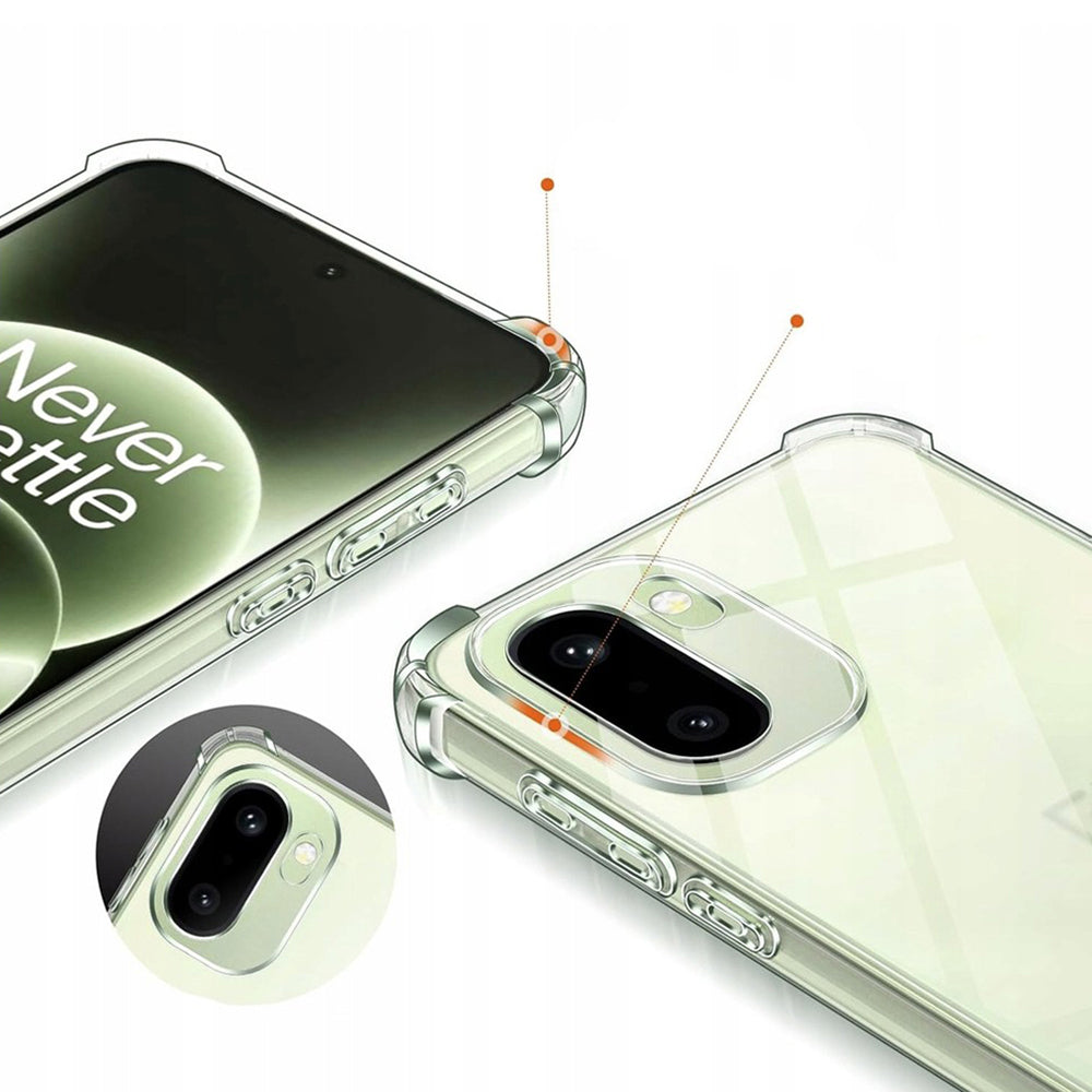 Etui til OnePlus 15R, Techsuit, Shockproof Clear, Gennemsigtig