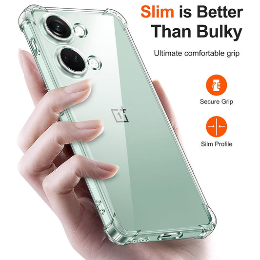 Cover til OnePlus Nord 3, Techsuit, Stødabsorberende Klar, Transparent