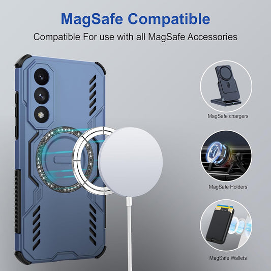 MagSafe-etui til OnePlus Nord 5, Techsuit, ArmorMag, Sort