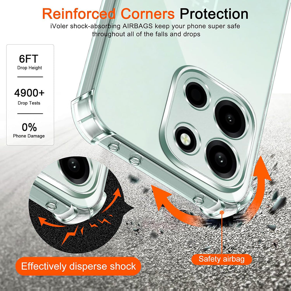 Case for OnePlus Nord 6, Techsuit, Shockproof Clear, Transparent