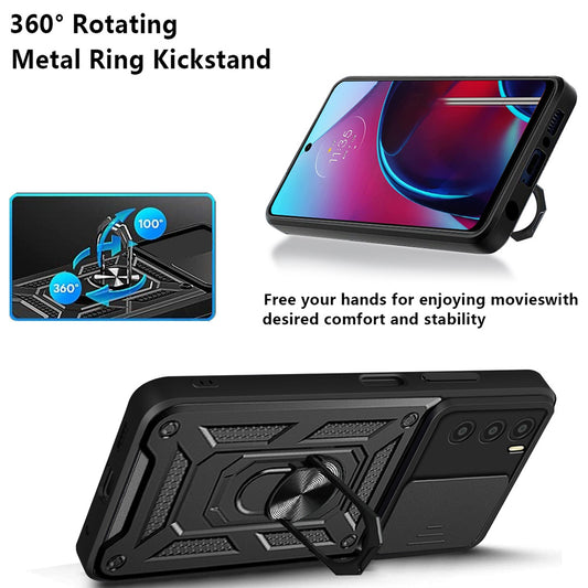 Cover til Oppo A16s / A54s / A16, Techsuit, CamShield, Sort