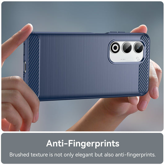 Cover til Oppo A5 4G, Techsuit, Carbon, Blå