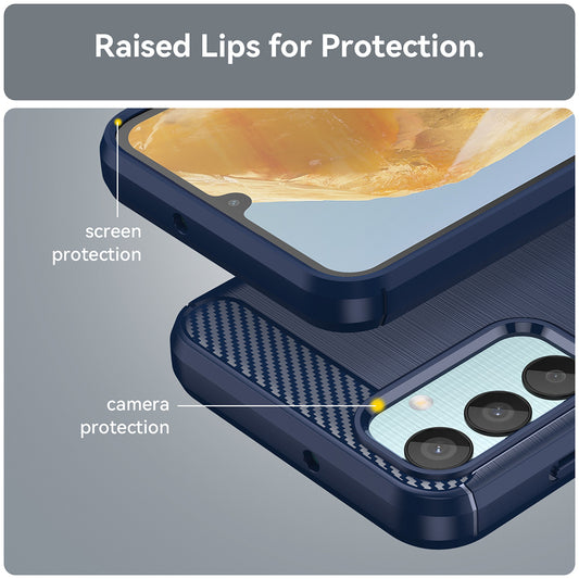 Cover til Oppo A5 4G, Techsuit, Carbon, Sort