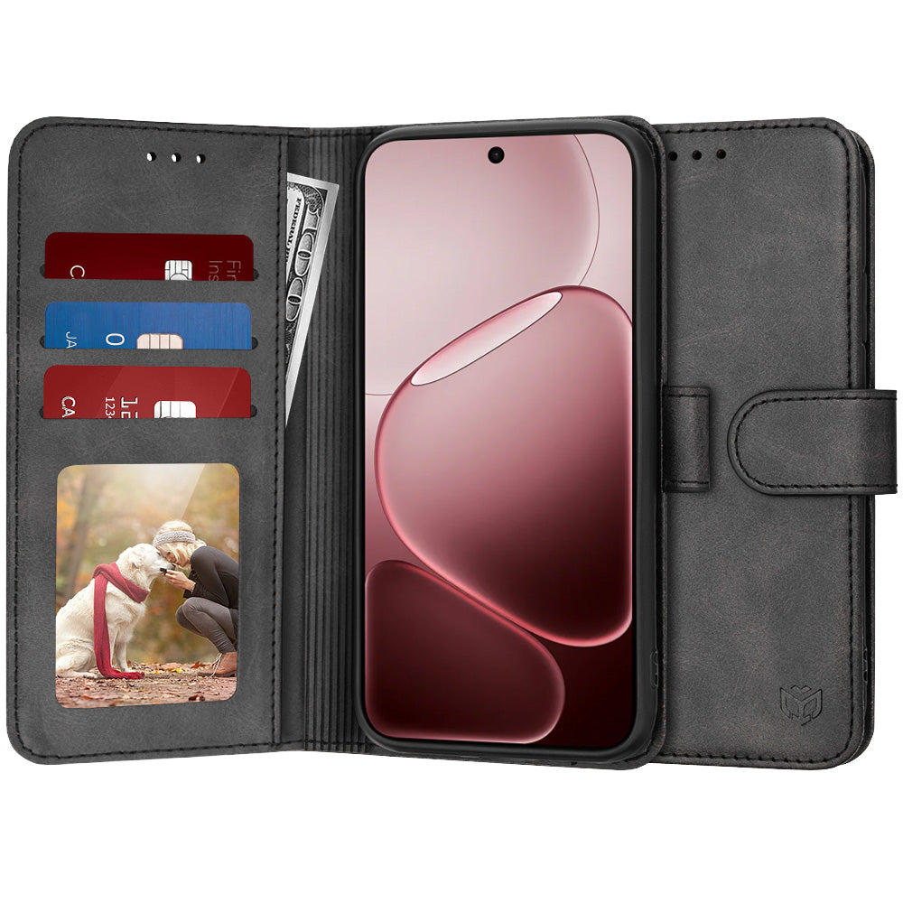 Case for Oppo A6 Pro 5G / A6 Pro 4G, Techsuit, Diary Book, Black