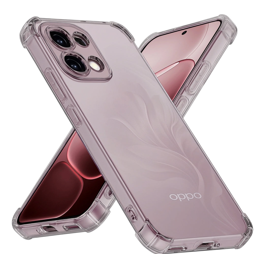 Cover til Oppo A6 Pro 5G / A6 Pro 4G, Techsuit, Stødsikker Klar, Røgfarvet