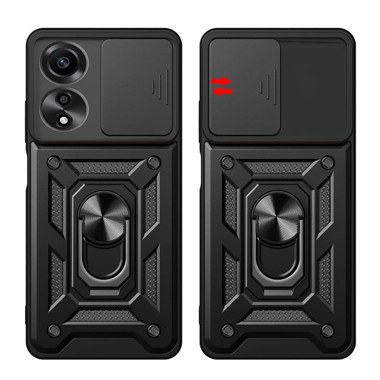 Cover til Oppo A60, Techsuit, CamShield, Sort