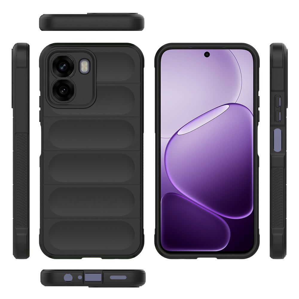 Etui til Oppo A6x 4G / A6x, Techsuit, Magic Shield, Sort