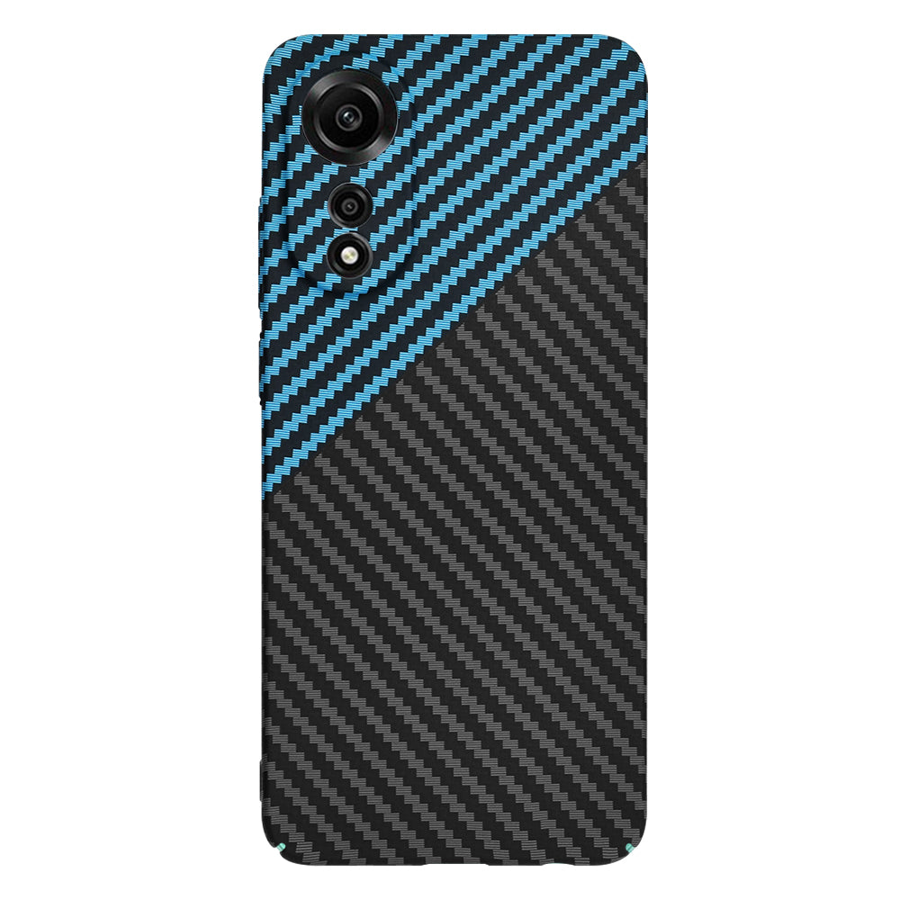 Cover til Oppo A78 4G, Techsuit, Carbonite FiberShell, Sort Bleu