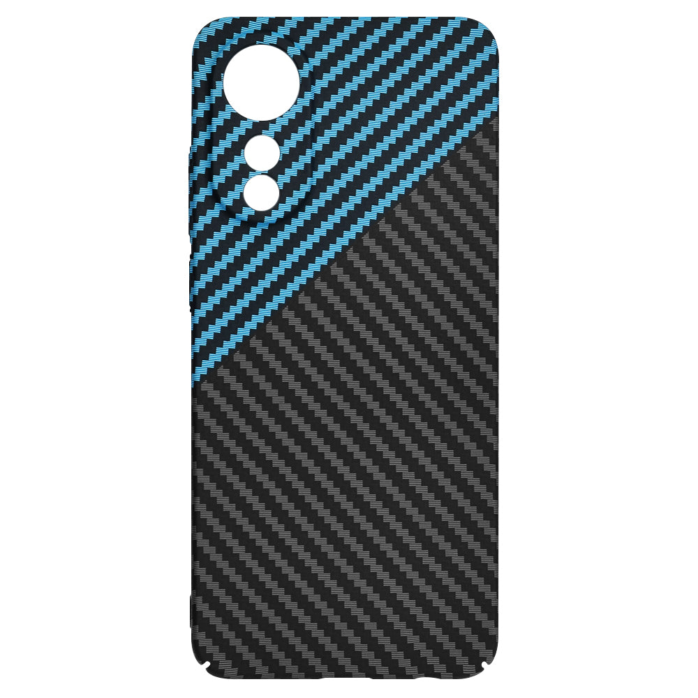 Cover til Oppo A78 4G, Techsuit, Carbonite FiberShell, Sort Bleu
