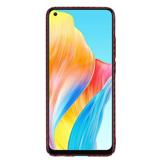 Cover til Oppo A78 4G, Techsuit, Carbonite FiberShell, Rød