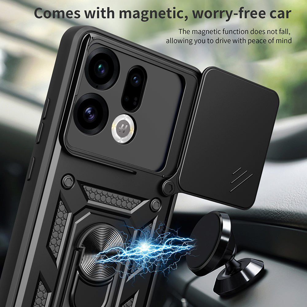 Etui til Oppo Find X9, Techsuit, CamShield, Sort