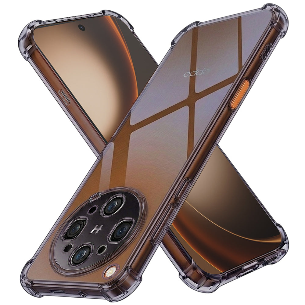 Cover til Oppo Find X9 Ultra, Techsuit, Stødsikker Klar, Røgfarvet
