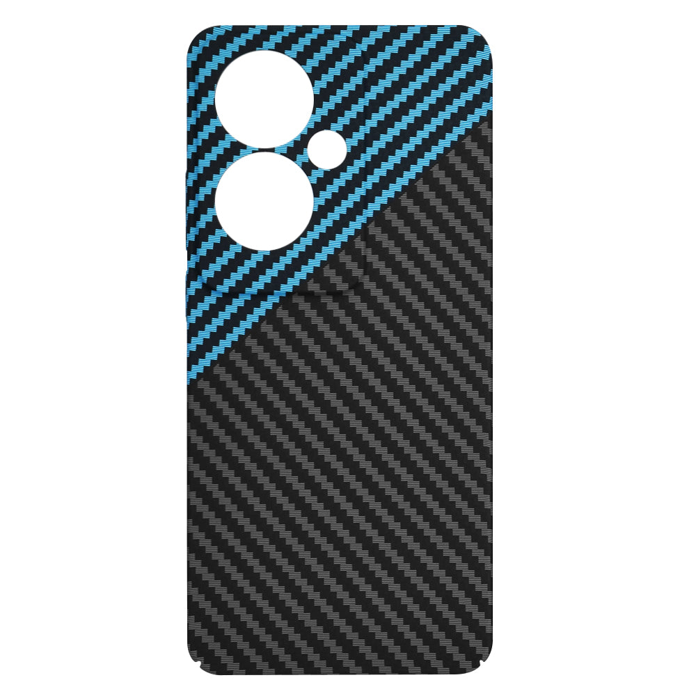 Cover til Oppo Reno11 F, Techsuit, Carbonite FiberShell, Sort Bleu