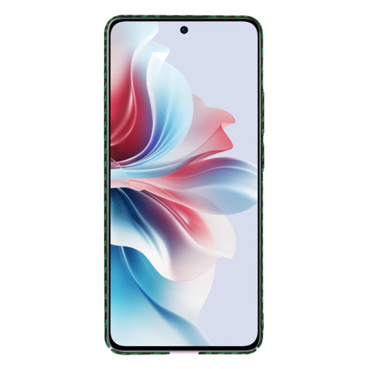 Cover til Oppo Reno11 F, Techsuit, Carbonite FiberShell, Grøn