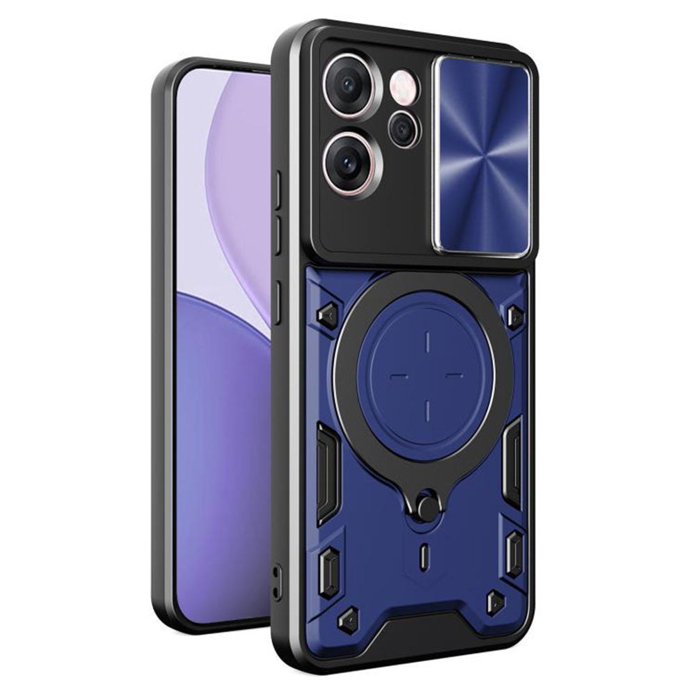 Case for Oppo Reno14 FS 5G / Reno14 F, Techsuit, CamGuard Pro, Blue