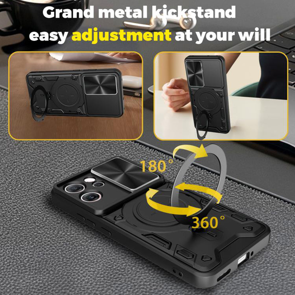 Case for Oppo Reno14 FS 5G / Reno14 F, Techsuit, CamGuard Pro, Blue