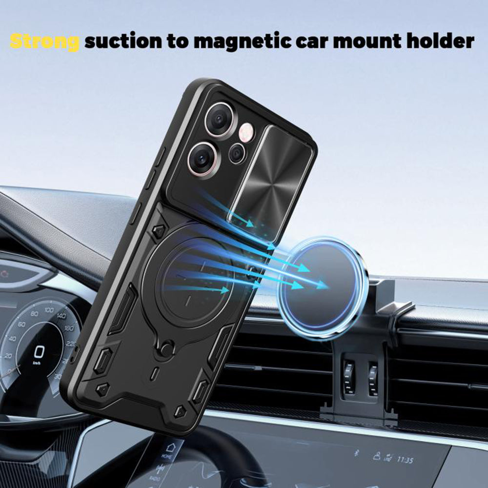 Case for Oppo Reno14 FS 5G / Reno14 F, Techsuit, CamGuard Pro, Black