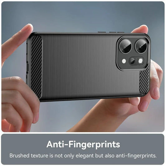 Cover til Oppo Reno14 Pro, Techsuit, Carbon, Sort