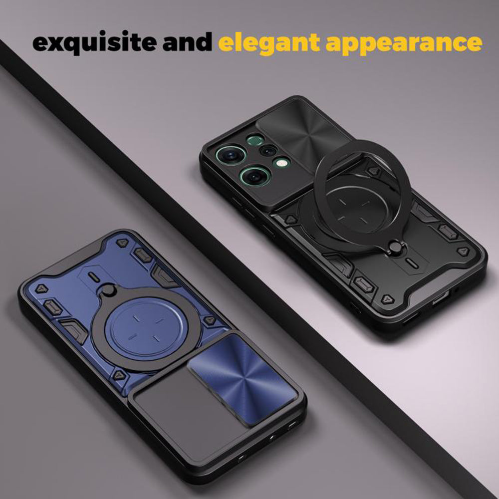 Etui til Oppo Reno14, Techsuit, CamGuard Pro, Rød