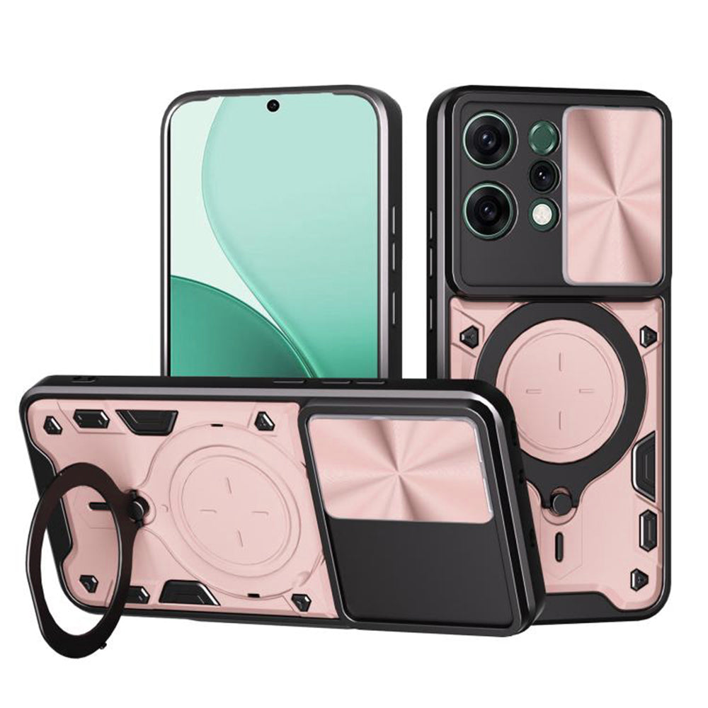 Etui til Oppo Reno14, Techsuit, CamGuard Pro, Pink