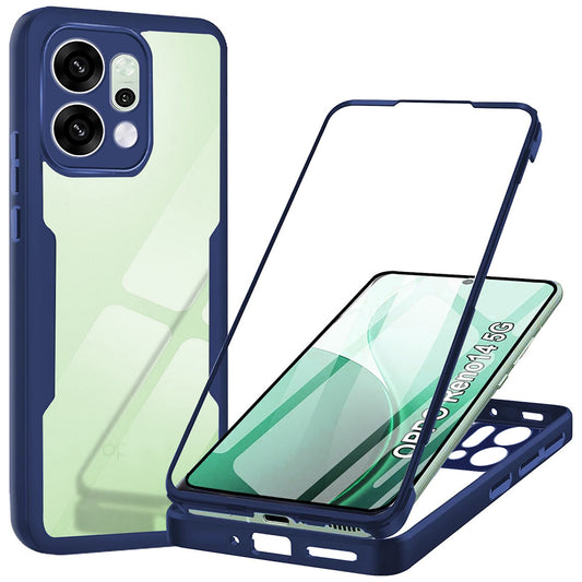 Etui til Oppo Reno14, Techsuit, ColorVerse 360, Blå