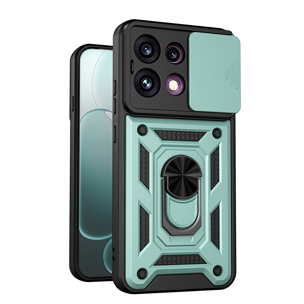 Cover til Oppo Reno16 F / Reno16 FS, Techsuit, CamShield, Grøn