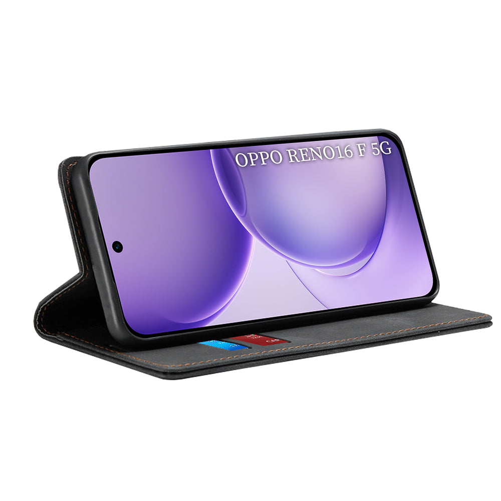 Cover til Oppo Reno16 F / Reno16 FS, Techsuit, Confy, Sort