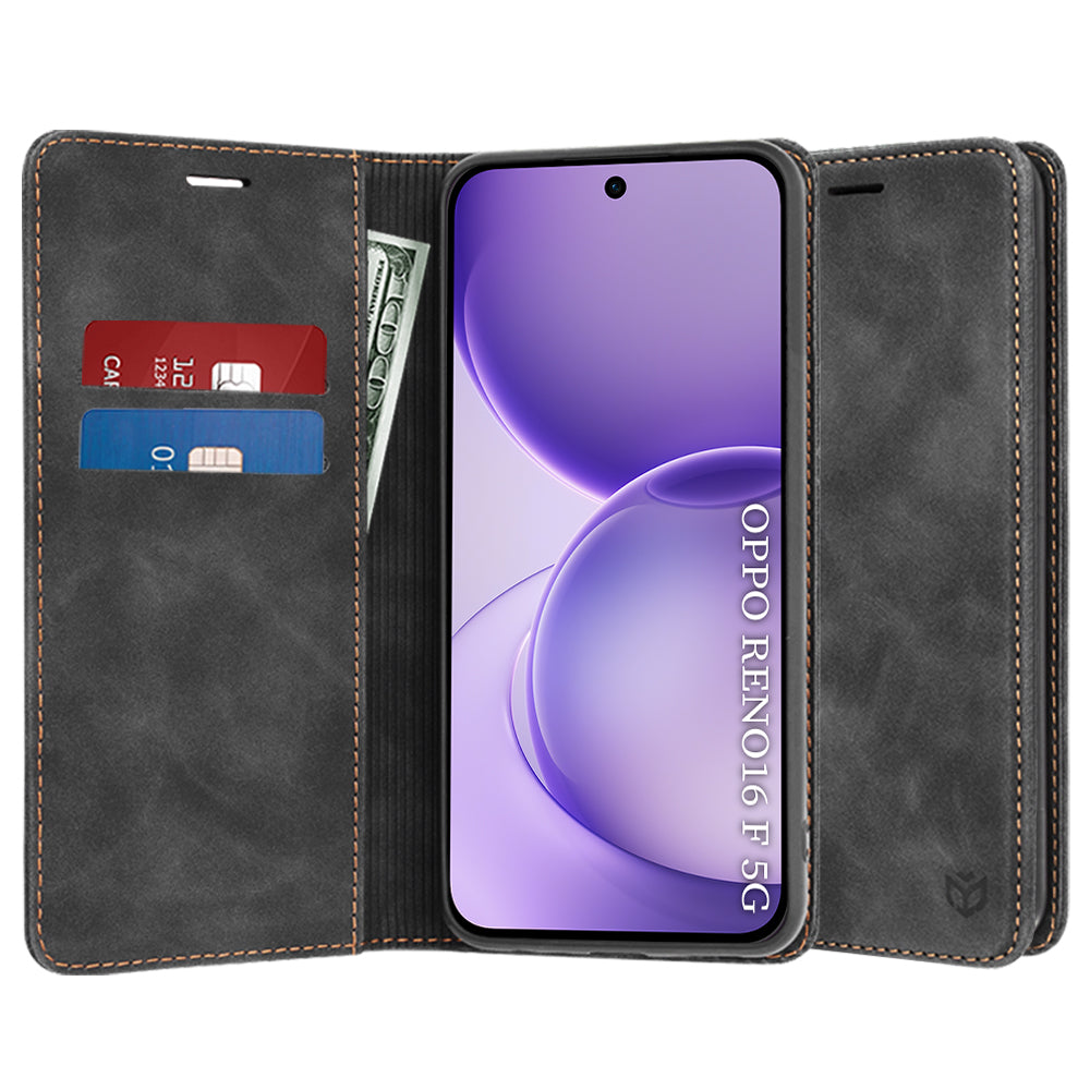 Cover til Oppo Reno16 F / Reno16 FS, Techsuit, Confy, Sort
