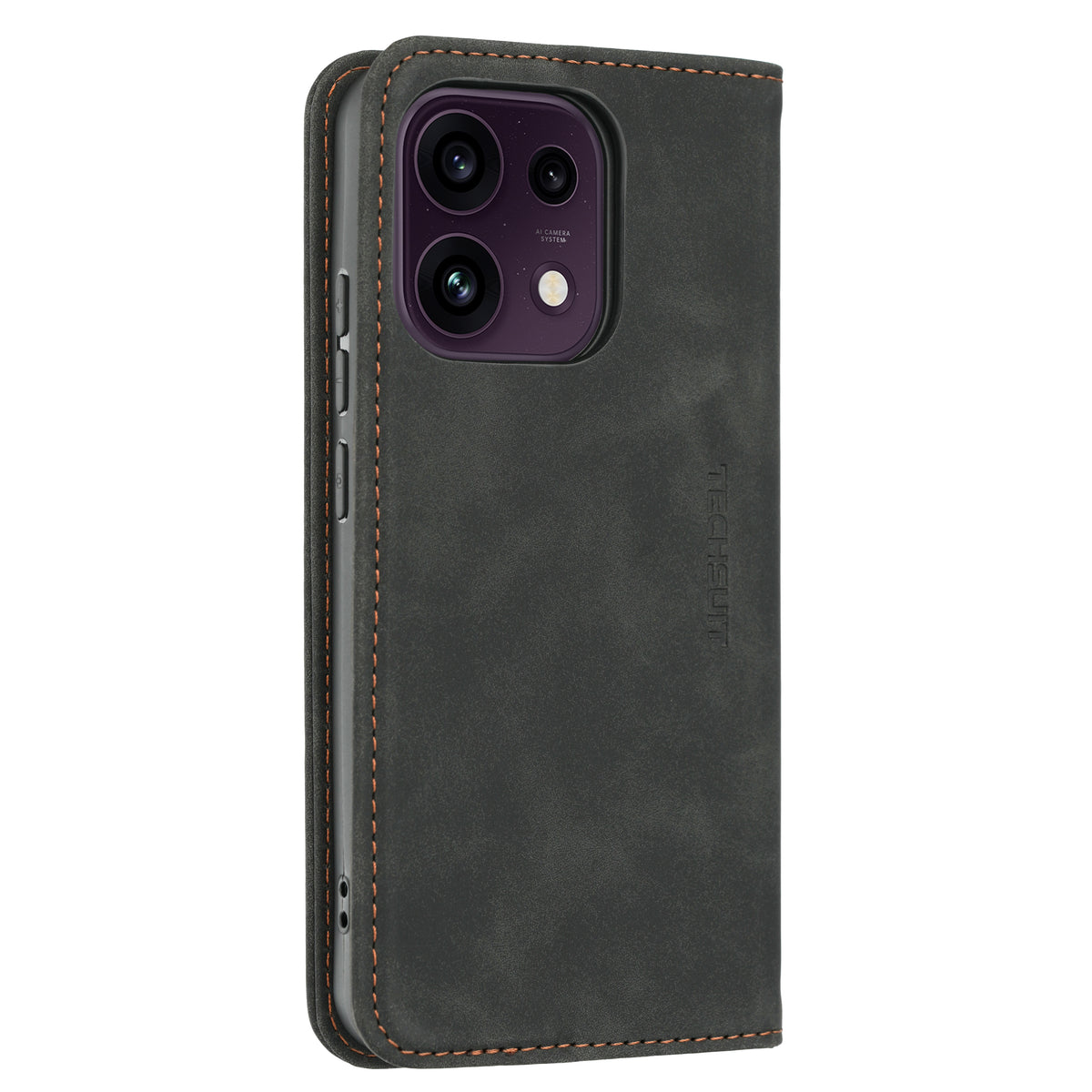 Cover til Oppo Reno16 F / Reno16 FS, Techsuit, Confy, Sort