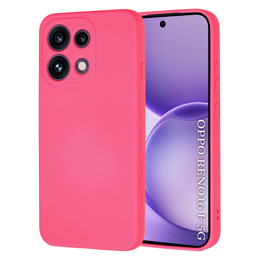 Cover til Oppo Reno16 F / Reno16 FS, Techsuit, SoftFlex, Mørk Rosa
