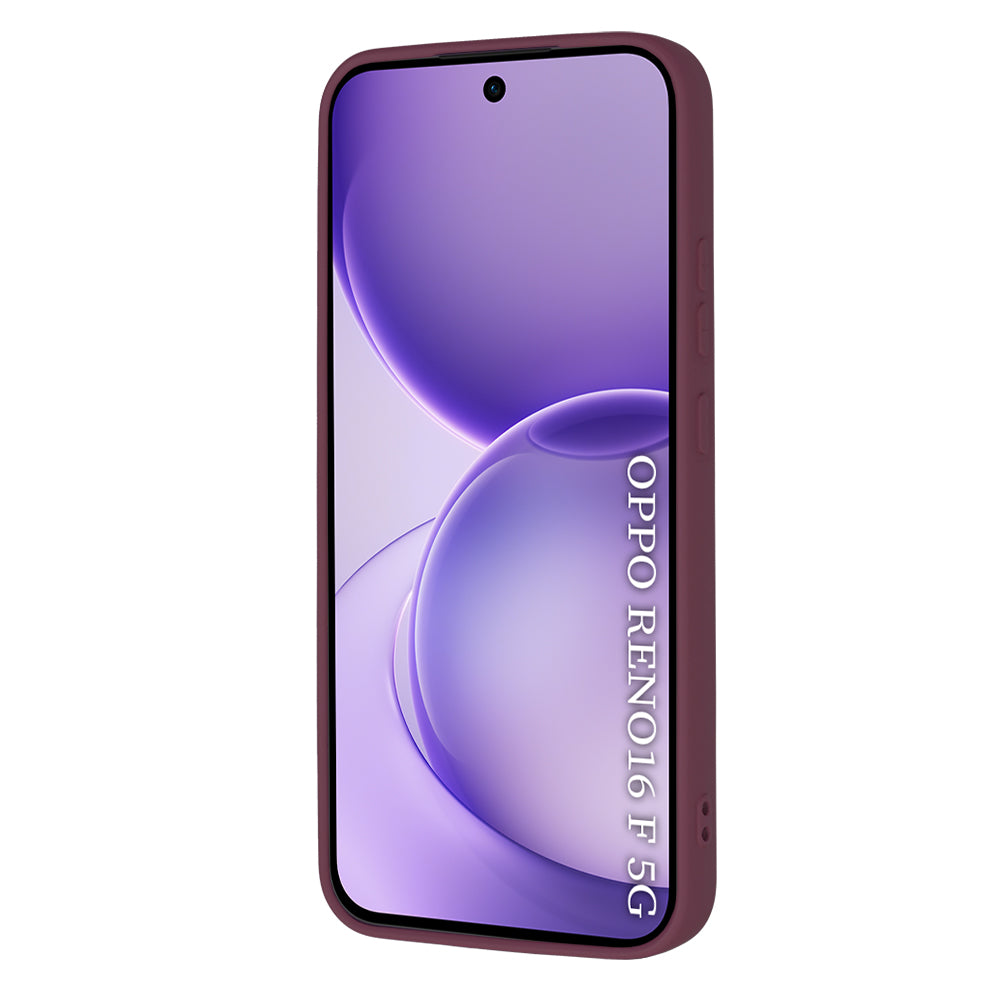 Cover til Oppo Reno16 F / Reno16 FS, Techsuit, SoftFlex, Vinrød