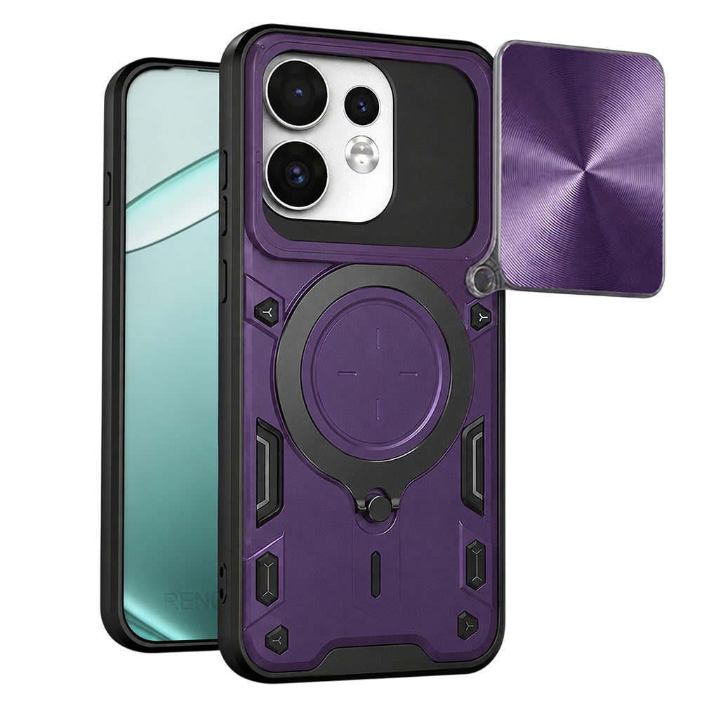 Cover til Oppo Reno16 / Reno16 Pro, Techsuit, CamGuard Pro, Lilla