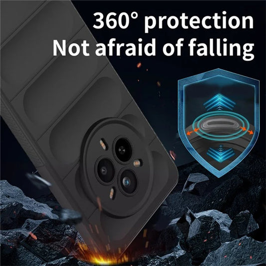 Cover til Realme 14 Pro, Techsuit, Magic Shield, Sort
