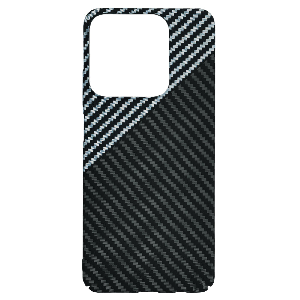 Cover til Realme C63 / C61, Techsuit, Carbonite FiberShell, Sort Grå