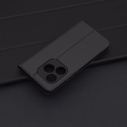 Cover til Realme GT 6T / GT 6, Techsuit, Magskin Book, Sort