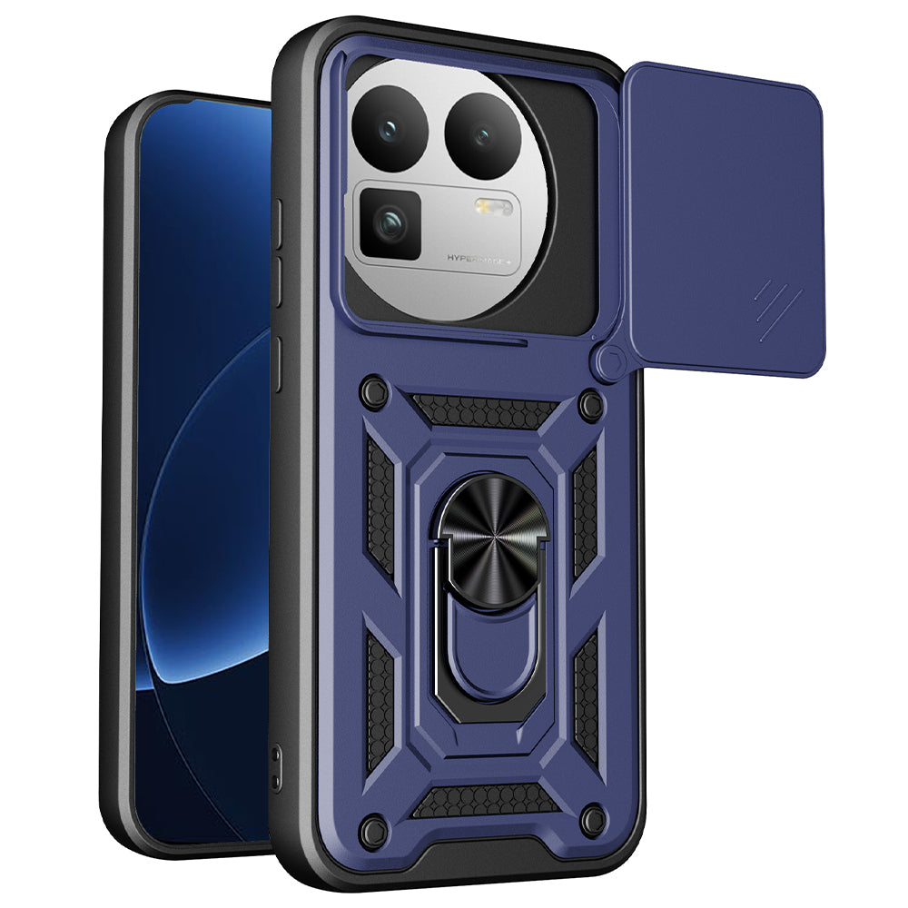 Etui til Realme GT 8 Pro, Techsuit, CamShield (Rundt kameraudskæring), Blå