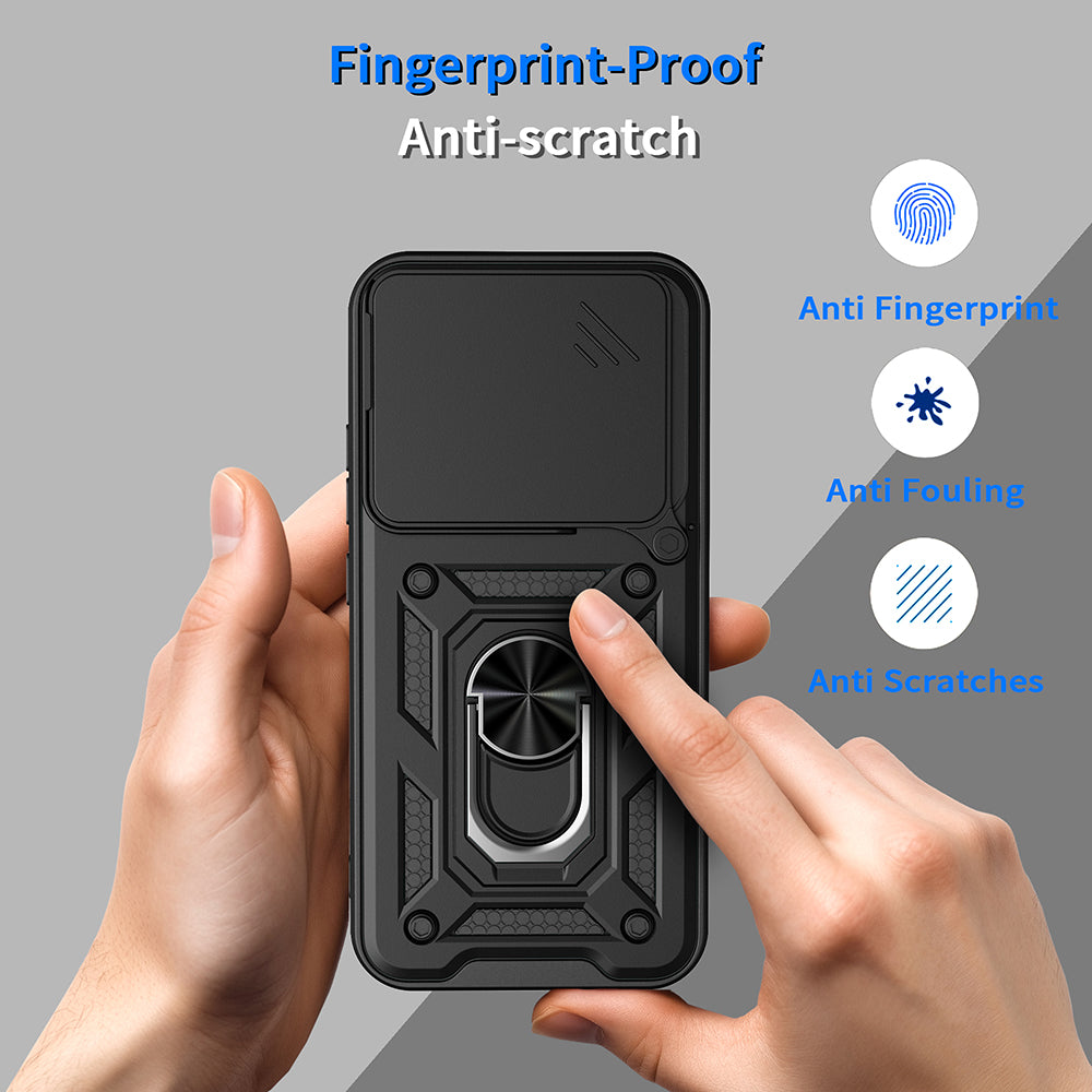Etui til Realme GT 8 Pro, Techsuit, CamShield (Rundt kameraudskæring), Blå