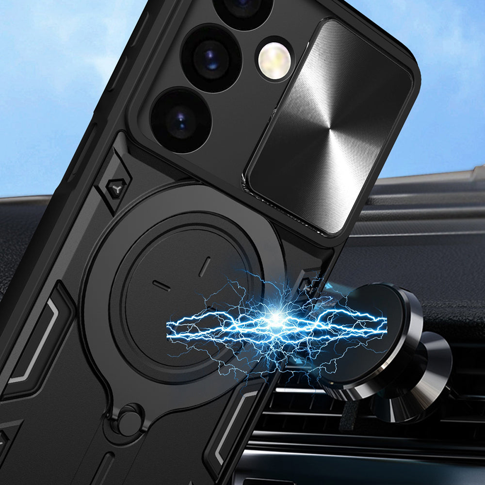 Etui til Realme Note 70T, Techsuit, CamGuard Pro, Sort