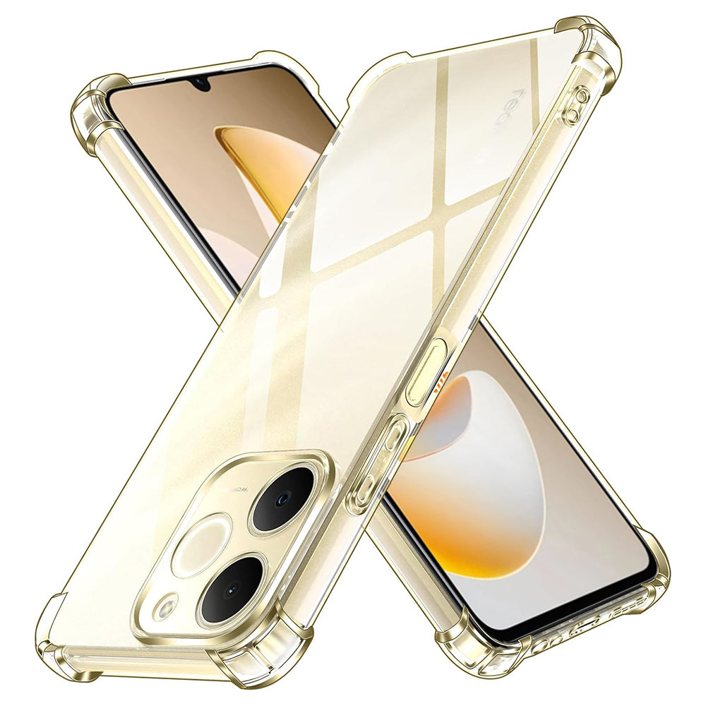 Etui til Realme Note 70T, Techsuit, Shockproof Clear, Gennemsigtig