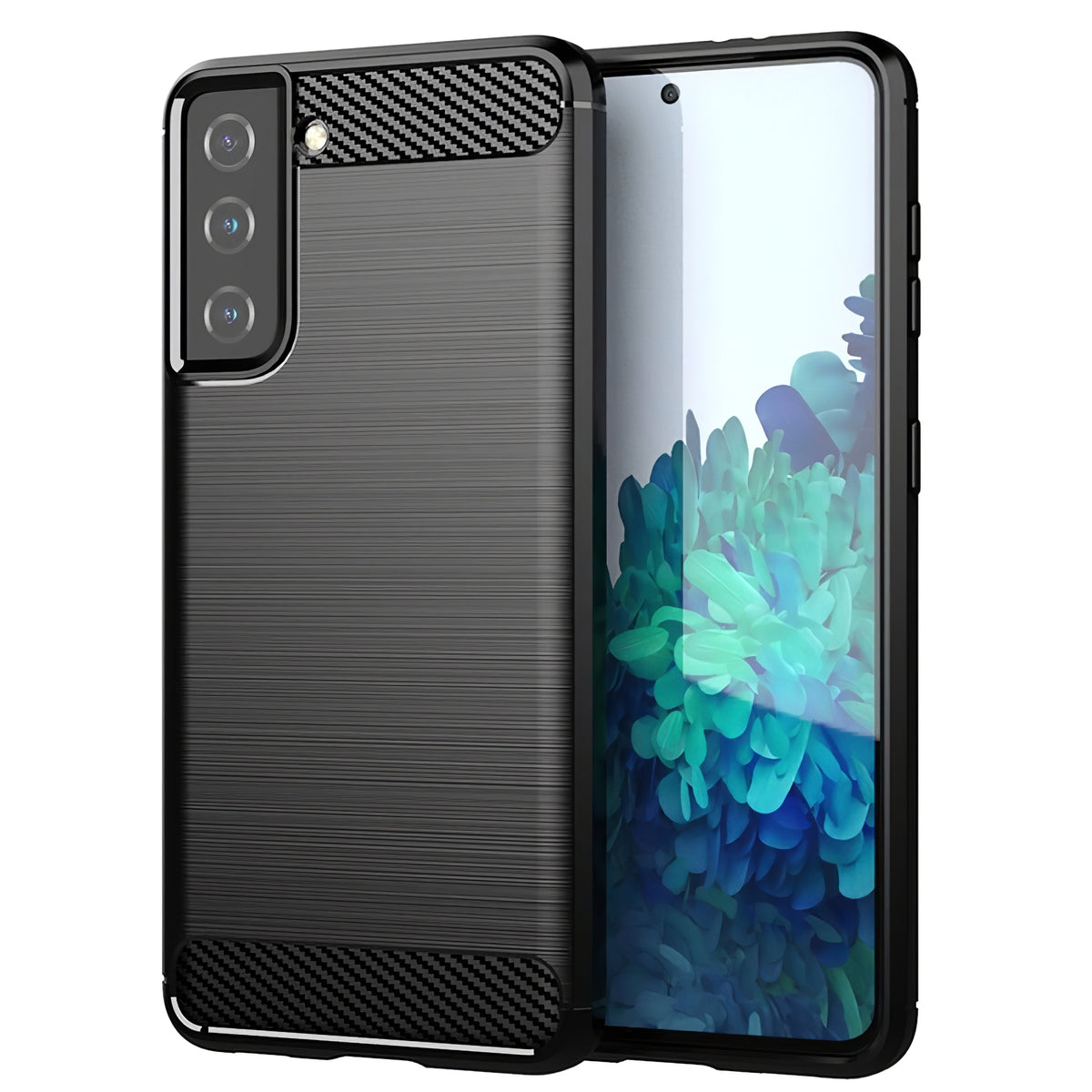 Case for Samsung Galaxy S21 5G G991, OEM, Carbon, Black