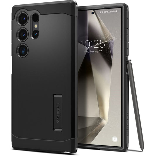 Etui til Samsung Galaxy S24 Ultra S928, Spigen, Tough Armor, Sort
