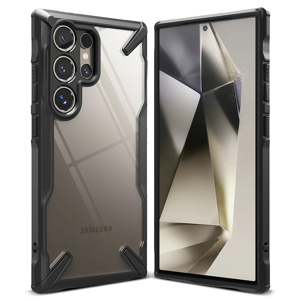 Etui til Samsung Galaxy S24 Ultra S928, Ringke, Fusion X, Sort