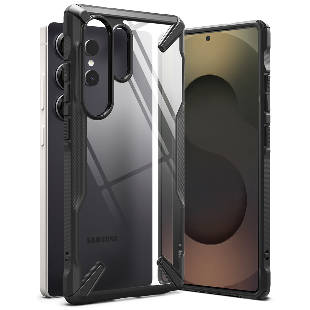 Etui til Samsung Galaxy S25 Ultra S938, Ringke, Fusion X, Sort