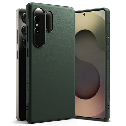 Etui til Samsung Galaxy S25 Ultra S938, Ringke, Onyx, Grøn