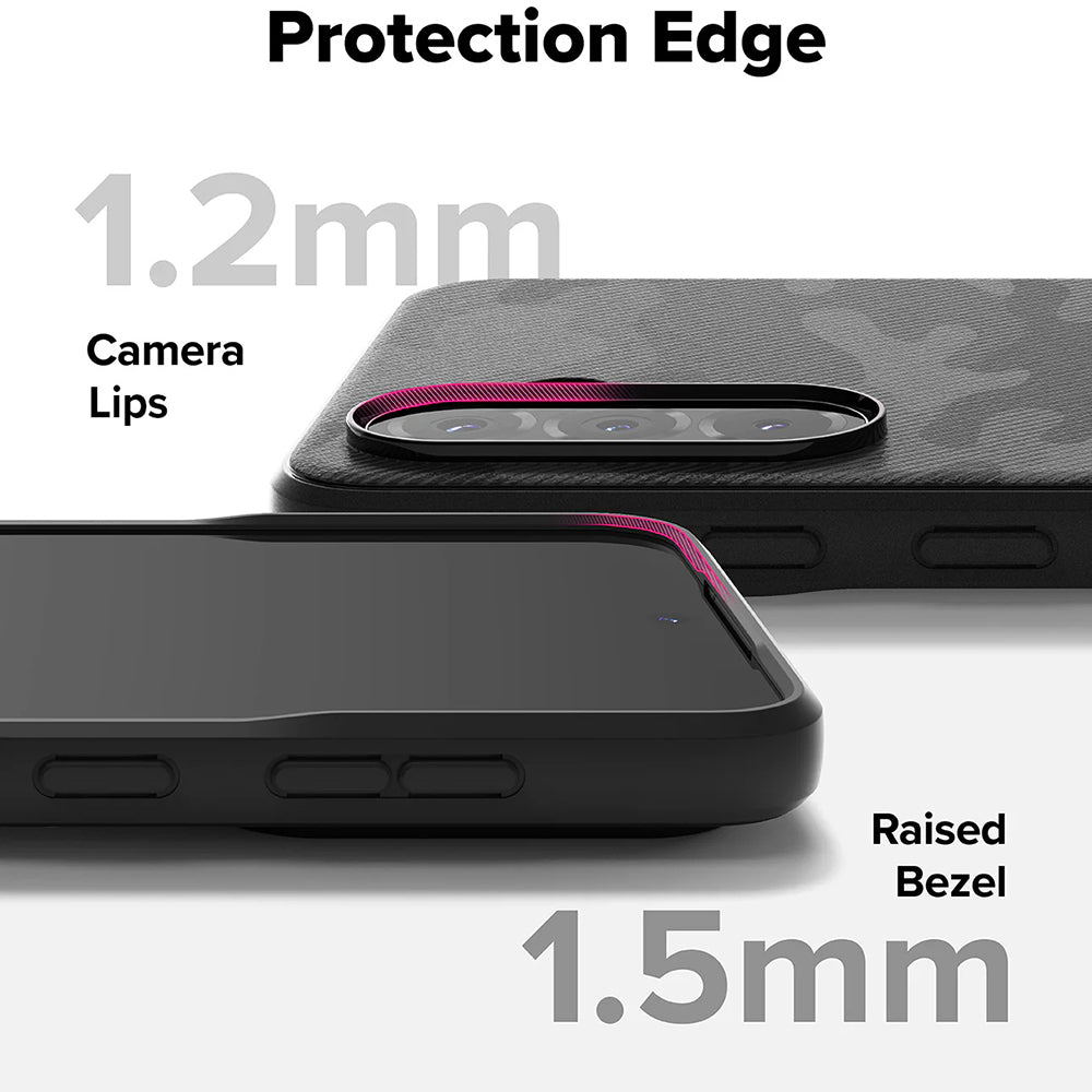 Etui til Samsung Galaxy A56 A566 / A36 A366, Ringke, Onyx Camo, Sort