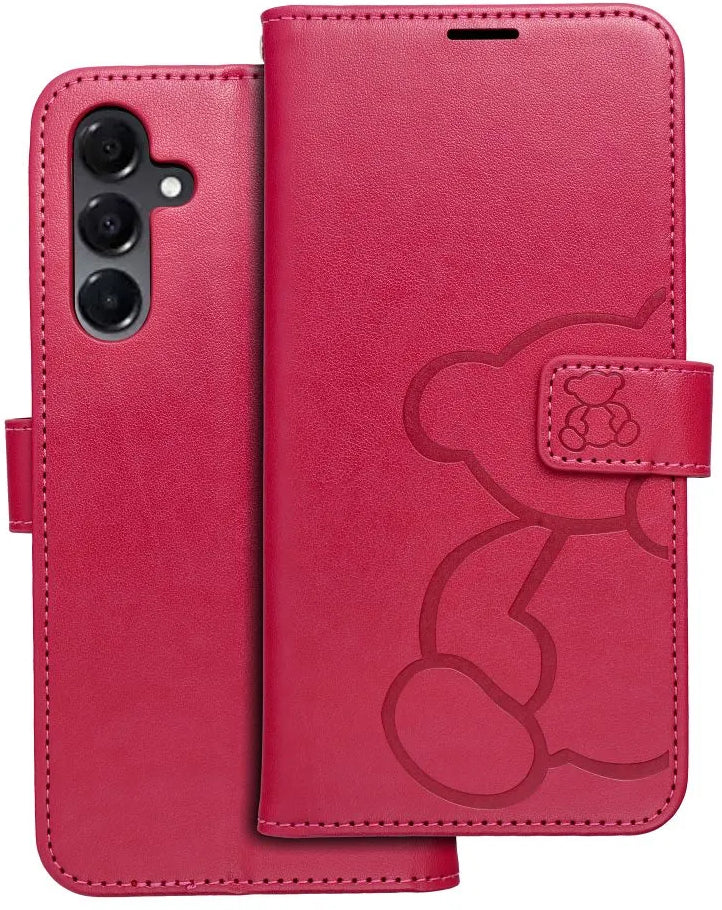 Cover til Samsung Galaxy A16 5G A166, OEM, MEZZO Teddy Bear, Magenta