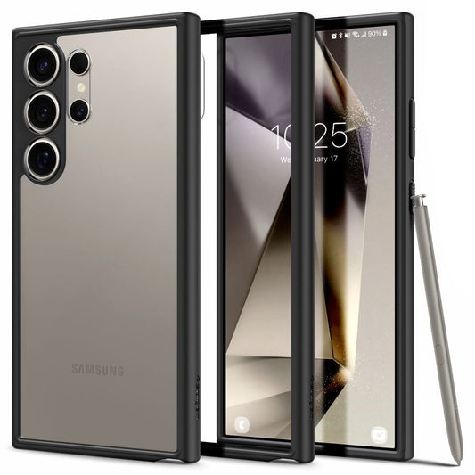 Etui til Samsung Galaxy S24 Ultra S928, Spigen, Ultra Hybrid, Sort