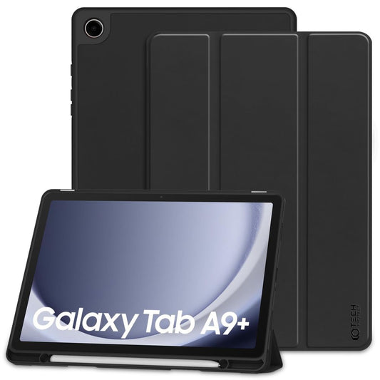 Etui til Samsung Galaxy Tab A9+, Tech-Protect, SC PEN, Sort