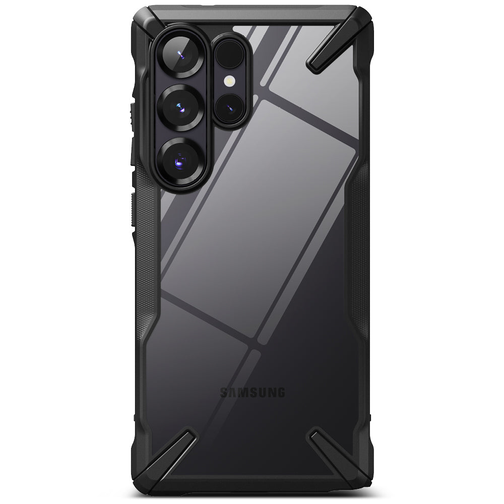 Etui til Samsung Galaxy S25 Ultra S938, Ringke, Fusion X, Sort