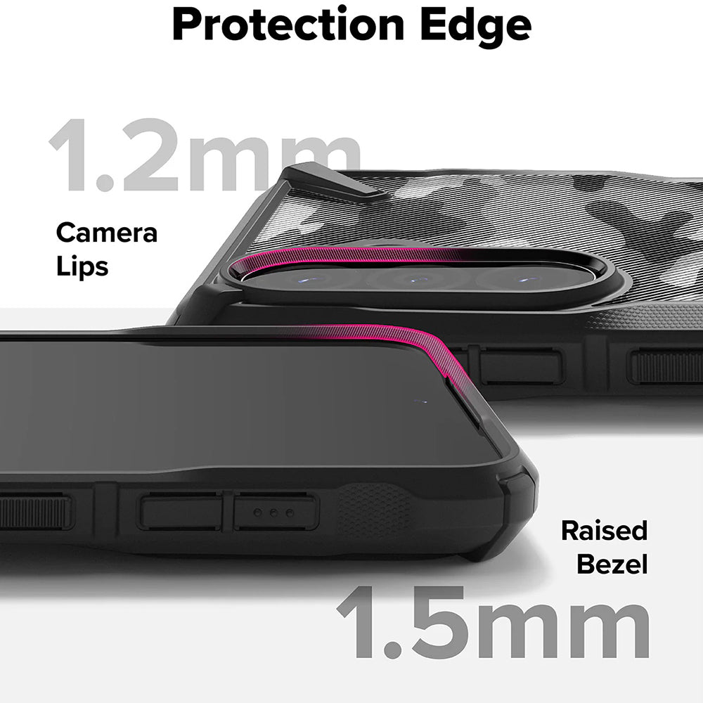 Etui til Samsung Galaxy A56 A566 / A36 A366, Ringke, Fusion X Camo, Sort